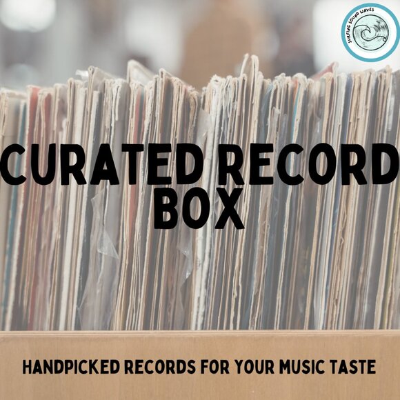 Custom Curated Vinyl Record Crate – Personalized Box Based on Your Music - $65